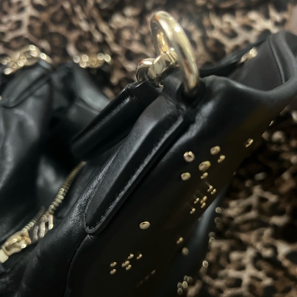 Coach Black Studded Women’s Shoulder Bag - Picture 8 of 13